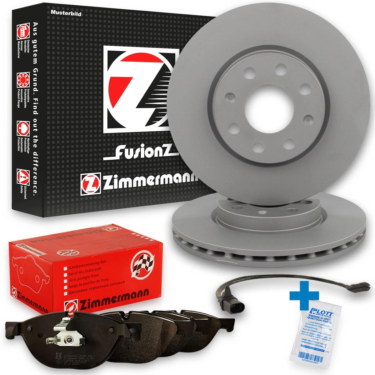 Гальмівні колодки та диски Zimmermann для Suzuki Swift IV (FZ, NZ)