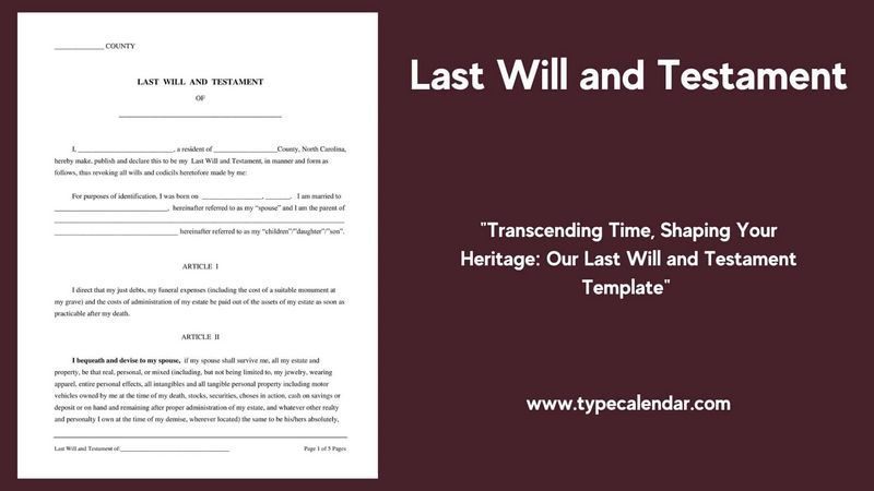 Connecticut Last Will and Testament